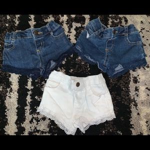 Baby girl shorts